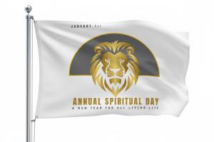 Annual Spiritual Day Official Flag