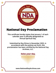 National Day Archives Annual Spiritual Day Certificate