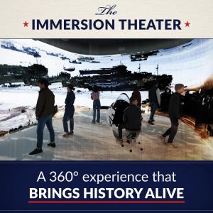 Interior rendering of classroom with projections from floor to ceiling.