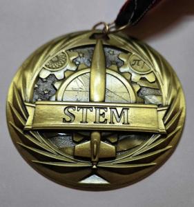 Medallion honoring the successful future scholar awardee