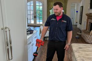 Non-invasive leak detection finds hidden water waste without digging or property damage.