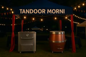 2 Tandoor Models Placed in a Food Festival