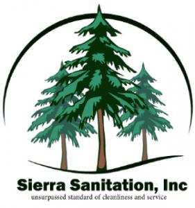 ogo of Sierra Sanitation Inc., a portable sanitation service provider based in Visalia, California.