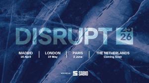 Sabio's Disrupt will take place across four major European cities in '26
