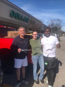 Rick Mantei & Dollar Tree Employee