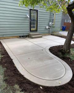 Concrete patio from Royal Concrete columbus ohio