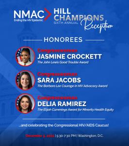 Jasmine Crockett Sara Jacobs and Delia Ramirez, Congresswomen being honored at Hill Champions 2025 Reception