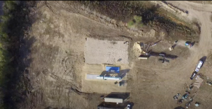 Aerial view of the Burnsville Biocarbon with Landfill Burial Project