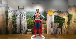 Man of Steel: An Original Costume for Christopher Reeve's 'Superman' on display at Sothebys Luxury Week