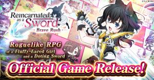 CTW Inc. Launches New Roguelike RPG “Reincarnated as a Sword Brave Rush” on G123