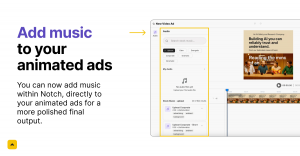 add music to your animated ads