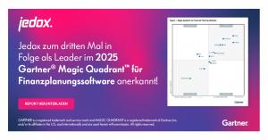 Jedox erneut als Leader im Gartner® Magic Quadrant™ für Finanzplanungssoftware anerkannt