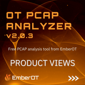 Product screens from OT PCAP Analyzer v2.0.3