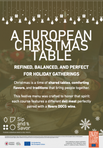 A European Christmas table