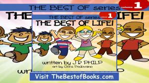 Front cover of The Best of Life (Vol. 1) displayed over an enlarged background version of the same cover from the book’s promotional video.