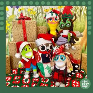 Characters from the Labyrinth Adventure children's books dress up for the holiday.