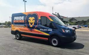 Pride Plumbing Heating & Cooling Van Service Van