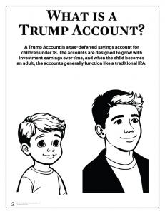 Trump Accounts Coloring Book Free Digital Download. Trump Accounts Full Book PDF