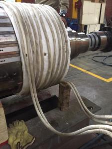 Induction heating disassembly machine