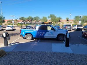 New Tesla EV Chargers at Aloft Tempe