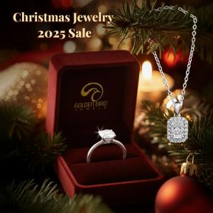 Golden Bird Jewels 2025 Christmas jewelry with lab-grown diamonds and moissanite