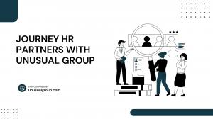 Black and White Illustrated Human Resources