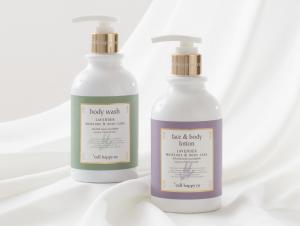 cell happy co COSMOS Organic Body Wash+Lavender Face & Body Lotion