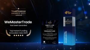 WeMasterTrade Wins “Top Instant Funding Innovation Asia 2025” at the TrustFinance Performance Awards