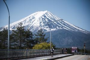 Mt. Fuji nearby finish line