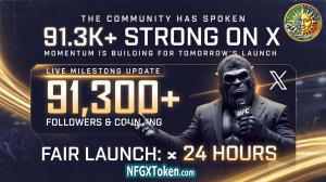 $NFGX Surges Past 90,000 X Followers: Explosive Relaunch of Solana Charity Token Set for Tomorrow, December 11
