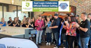 Fuel Logic Leadership and Midlothian Community Members at Official Ribbon Cutting Ceremony