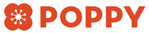 Poppy Health logo featuring an orange poppy-shaped icon and the word ‘POPPY’ in bold orange letters.