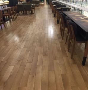 Natural wood flooring installation