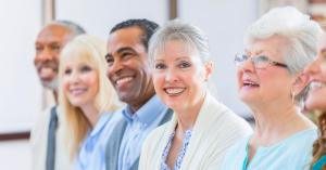 Group of adults participating in an engaging lifelong learning class.