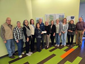 Flint Hills Discovery Center check presentation