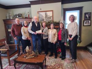 Pioneer Bluffs check presentation