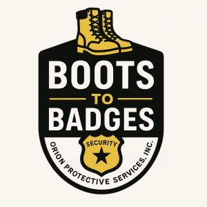 Orion Protective Services Boots to Badges program logo