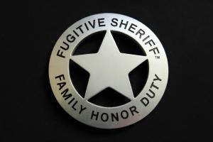 The Fugitive Sheriff Star Badge
