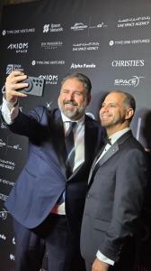 J.D. Russell Alpha Funds with a selfie taken by Antonio Peronace of Space for Humanity