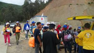 Religions and NGOs work together to help in this humanitarian crisis.