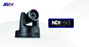 AVer TR615 PTZ Camera Earns the NDI® HX3 Certification