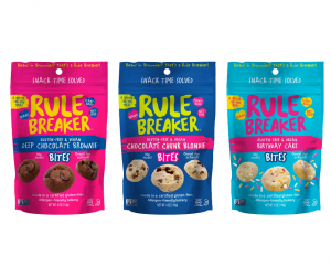 New Rule Breaker Bites are totally snackable, convenient, guilt-free and amazingly delicious.