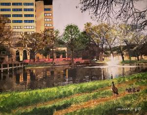 Duck Family at Texas State University