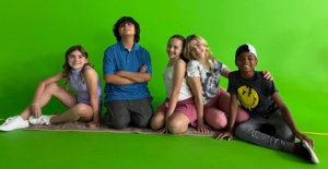 Joy Circles Gang: Libby, Atticus, Mia, Alex, Matteo