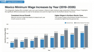 Mexico Daily Minimum Wage Chart / HRM Mexico EOR