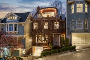 Exterior Twilight Shot of 2550 Baker Street