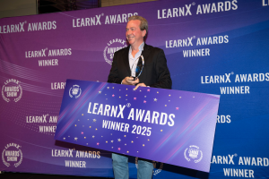 Mark Pemberton at the LearnX awards gala dinner