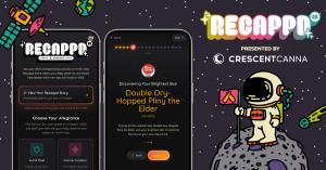 Two screenshots of the Untappd Recappd experience within the Untappd app