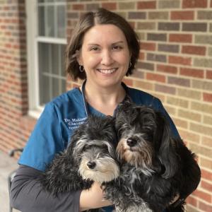 Dr. Melissa Clauson, at her practice of in home pet euthanasia in Columbus, OH and the surrounding areas.