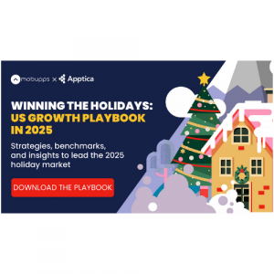 Mobupps, a leading ad tech company with over 16 years of expertise in data-driven performance marketing, in collaboration with Apptica, a mobile market intelligence platform, has released the “US Holiday Season Growth Playbook 2025.”